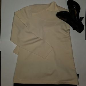 Banana Republic Extra Fine Merino Cream  Sweater